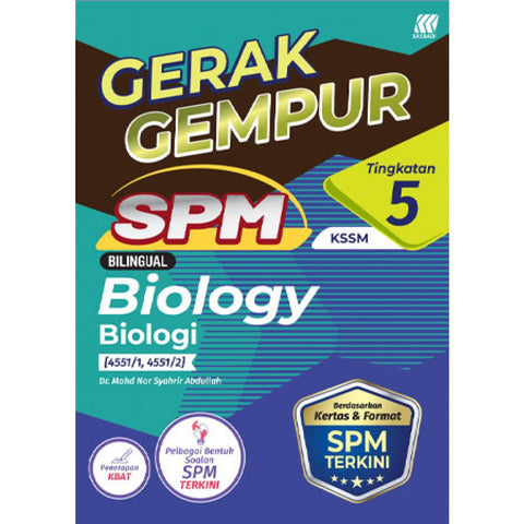 Gerak Gempur SPM Biologi (Bilingual) Ting. 5 - MPHOnline.com