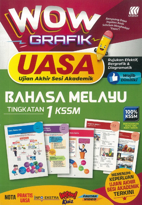 Wow Grafik UASA KSSM Bahasa Melayu Ting. 1 - MPHOnline.com