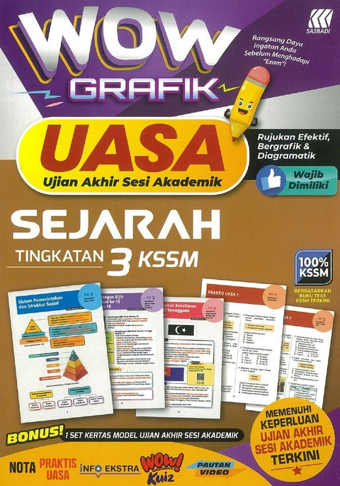 Wow Grafik UASA KSSM Sejarah Ting. 3 - MPHOnline.com