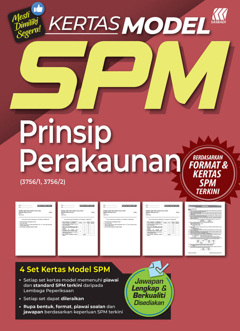 Kertas Model SPM Prinsip Perakaunan (Edisi 2023) - MPHOnline.com