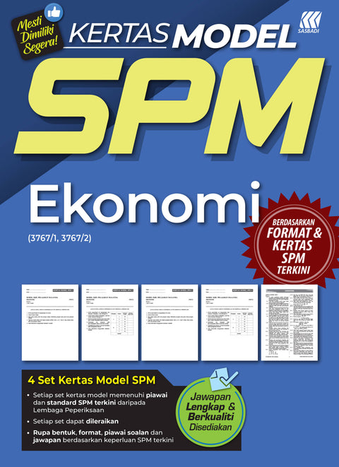 Kertas Model SPM Ekonomi (Edisi 2023) - MPHOnline.com