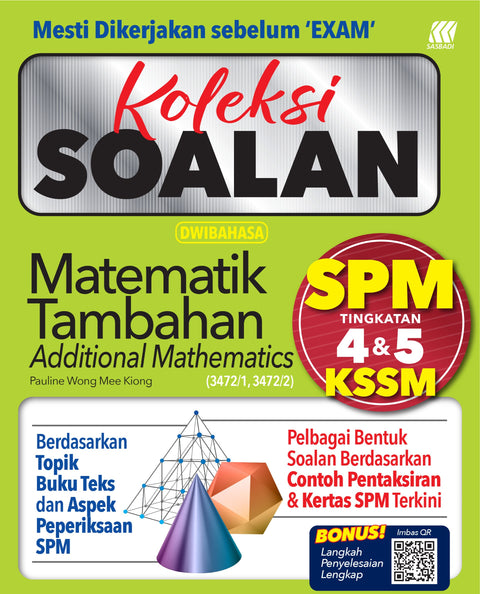 Koleksi Soalan SPM Matematik Tambahan (Bilingual) - MPHOnline.com