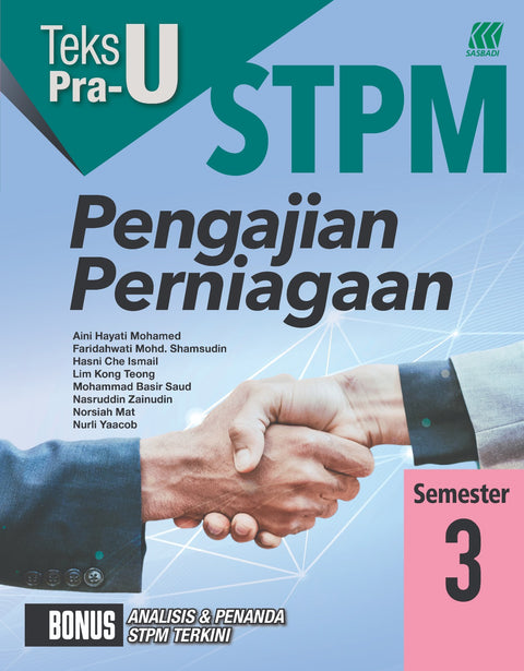 Teks PRA-U STPM Semester 3 Pengajian Perniagaan (Edisi 2024) - MPHOnline.com