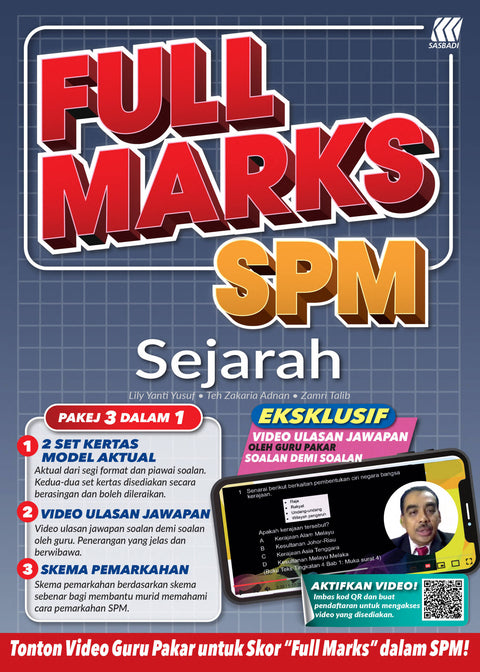 FULL MARKS SPM Sejarah '24 - MPHOnline.com