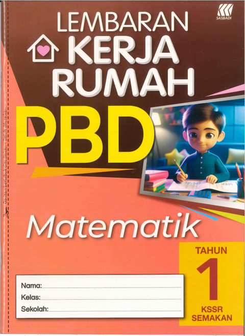 Lembaran Kerja Rumah PBD KSSR Matematik Tahun 1 '24 - MPHOnline.com