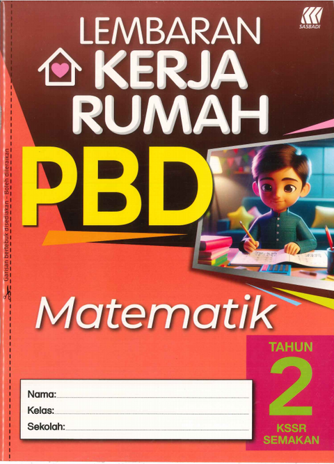 Lembaran Kerja Rumah PBD KSSR Matematik Tahun 2 '24 - MPHOnline.com