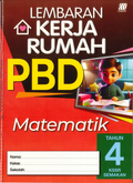 Lembaran Kerja Rumah PBD KSSR Matematik Tahun 4 '24 - MPHOnline.com