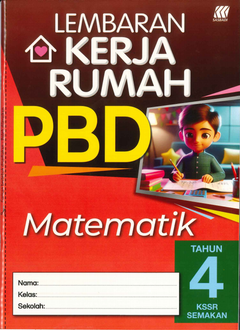 Lembaran Kerja Rumah PBD KSSR Matematik Tahun 4 '24 - MPHOnline.com