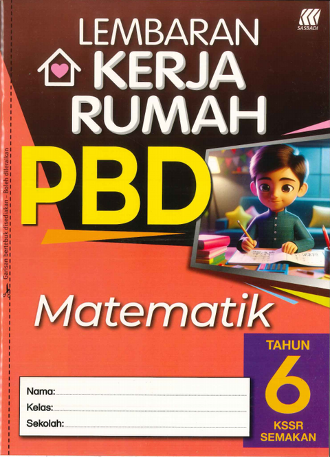 Lembaran Kerja Rumah PBD KSSR Matematik Tahun 6 '24 - MPHOnline.com