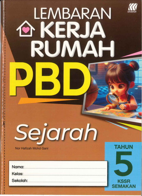 Lembaran Kerja Rumah PBD KSSR Sejarah Tahun 5 '24 - MPHOnline.com