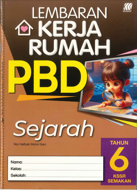 Lembaran Kerja Rumah PBD KSSR Sejarah Tahun 6 '24 - MPHOnline.com