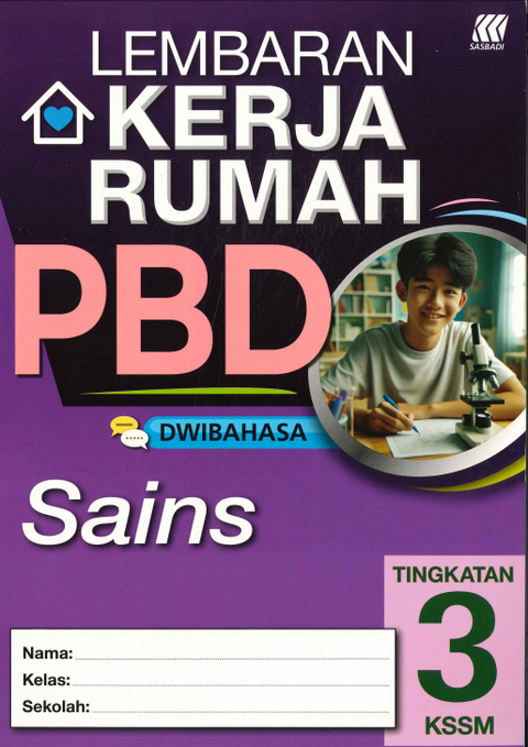 Lembaran Kerja Rumah KSSM Sains (Dwibahasa) Tingkatan  3 '24 - MPHOnline.com