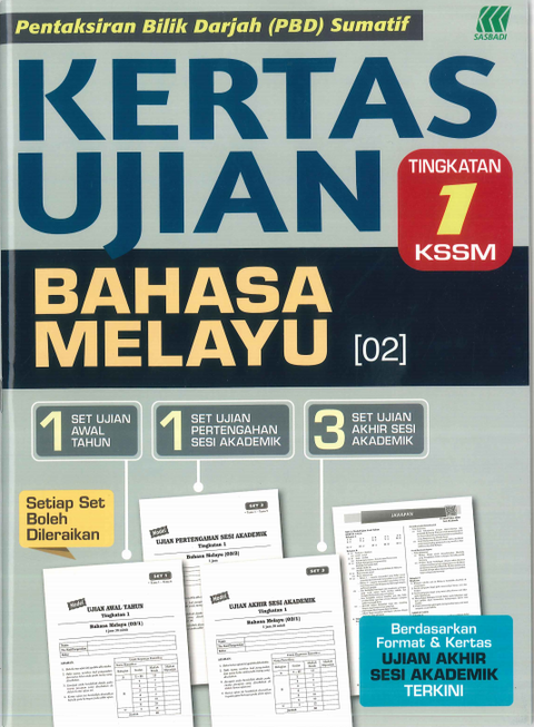 Kertas Ujian KSSM Bahasa Melayu Ting. 1 '24 - MPHOnline.com