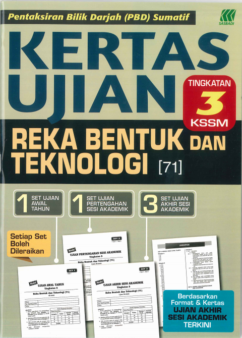 Kertas Ujian KSSM Reka Bentuk & Teknologi Ting. 3 '24 - MPHOnline.com