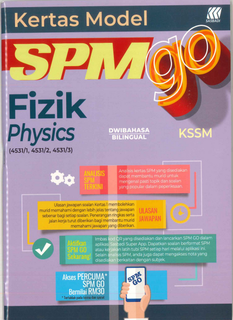 Kertas Model SPM GO Fizik (Bilingual) '24 - MPHOnline.com