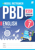 Modul Instrumen PBD KSSR English Year 1 + Buklet (Edisi 2026) - MPHOnline.com