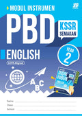 Modul Instrumen PBD KSSR English Year 2 + Buklet (Edisi 2026) - MPHOnline.com