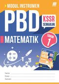Modul Instrumen PBD KSSR Matematik Tahun 1 + Buklet (Edisi 2026) - MPHOnline.com