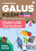 Modul Aktiviti GALUS KSSM Matematik Tambahan Ting. 4 (Edisi 2026) - MPHOnline.com