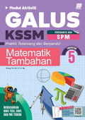 Modul Aktiviti GALUS KSSM Matematik Tambahan Ting. 5 (Edisi 2026) - MPHOnline.com