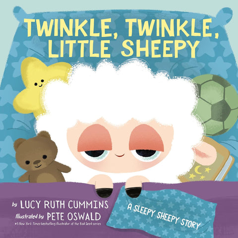 From bestselling illustrator Pete Oswald and acclaimed author Lucy Ruth Cummins comes TWINKLE, TWINKLE, LITTLE SHEEPY, a silly and sing-songy Sleepy Sheepy bedtime board book. Now at MPHOnline.com.