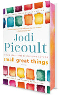 SMALL GREAT THINGS by Jodi Picoult tackles race, privilege, prejudice, justice, and compassion—and doesn’t offer easy answers. This deluxe 10th-anniversary edition includes a brand-new introduction from the author and cover art in addition to gorgeous sprayed edges and a stamped case. Now at MPHOnline.com.