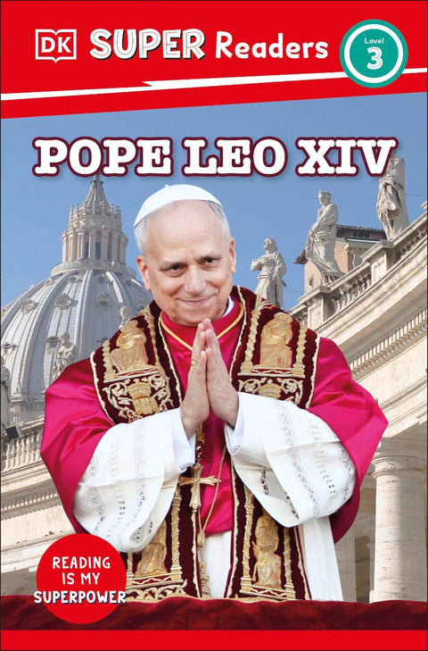 Help your child power up their reading skills and learn all about Pope Leo XIV with this fact-filled nonfiction reader – carefully leveled to help children progress. DK SUPER READERS LEVEL 3: POPE LEO XIV, now at MPHOnline.com.