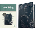 NLT Personal Size Giant Print Bible, Filament Enabled (Leatherlike, Navy Vines, Indexed, Red Letter) - MPHOnline.com