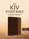 KJV Study Bible Large Prt Brown - MPHOnline.com