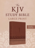KJV Study Bible Large Prt Rose & Cross - MPHOnline.com