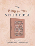 King James Study Bible (women's cover): Featuring 1-Minute Commentary on Key People, Places, Events, and Ideas - MPHOnline.com