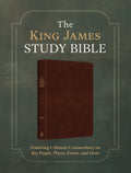 King James Study Bible (men's cover): Featuring 1-Minute Commentary on Key People, Places, Events, and Ideas - MPHOnline.com
