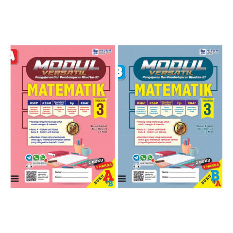 Modul Versatil P&P Abad Ke-21 Matematik Tg 3 2023 - MPHOnline.com