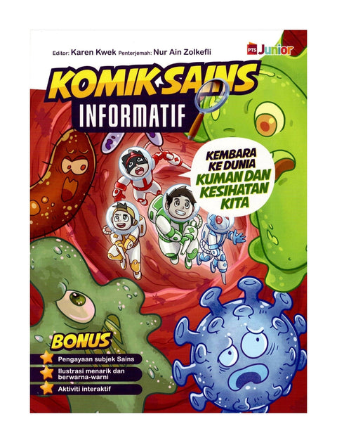 Komik Sains Informatif: Kembara Ke Dunia Kuman & Kesihatan Kita - MPHOnline.com