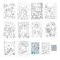 A4 Colouring Set - Magical Creatures - MPHOnline.com
