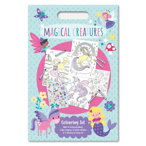 A4 Colouring Set - Magical Creatures - MPHOnline.com