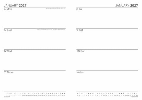 2027 A6 Flexi Diary Garden Days (RR277035) - MPHOnline.com