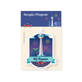 Fridge Magnet AM43 Kl Tower Night View - MPHOnline.com