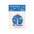 Fridge Magnet AM44 Kl Tower Checked in - MPHOnline.com