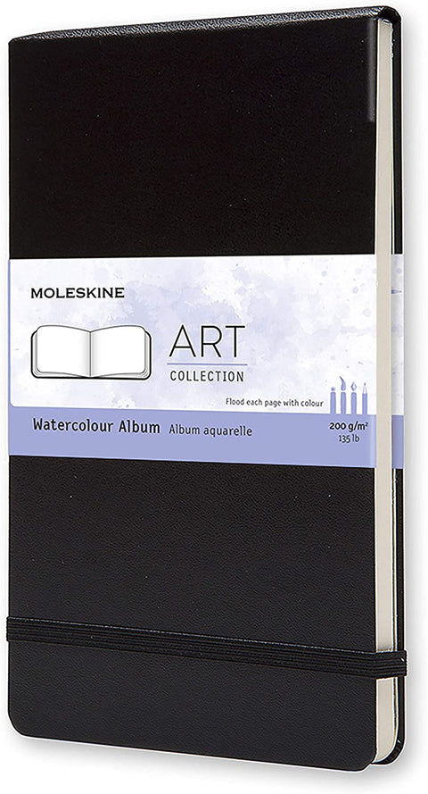 MOLESKINE Art Watercolor Album Large Black - MPHOnline.com