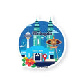Luggage Sticker AS03 Buzzing Central Market - MPHOnline.com