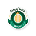 Luggage Sticker AS24 King of Fruits, Durian - MPHOnline.com