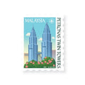 Luggage Sticker AS25 Petronas Twin Towers Garden - MPHOnline.com