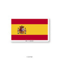 Luggage Sticker AS92 Spain Flag - MPHOnline.com