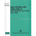 Akta Fitnah 1957 (Akta 286) & Defamation Act 1957 (Act 286) [Hingga 5hb Julai 2024] - MPHOnline.com