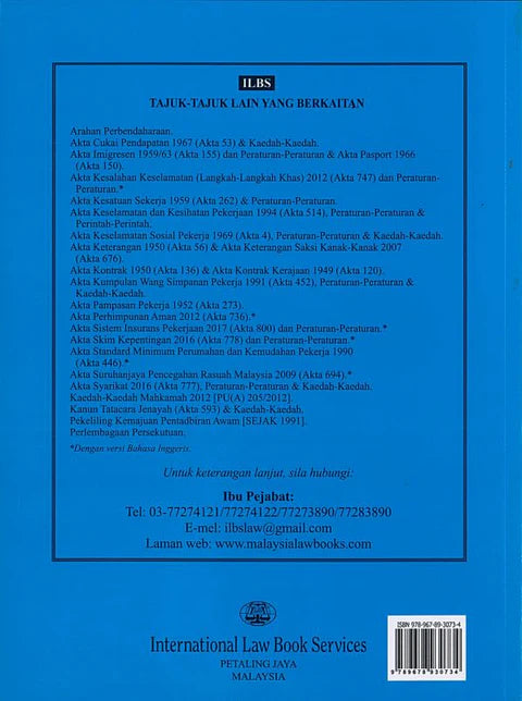 Akta Kerja 1955 (Akta 265), Peraturan-Peraturan Dan Perintah - Hingga 1/1/2025 - MPHOnline.com