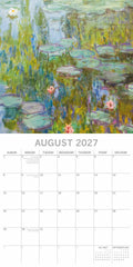 2027 Square Wall Calendar Monet (RR271110) - MPHOnline.com