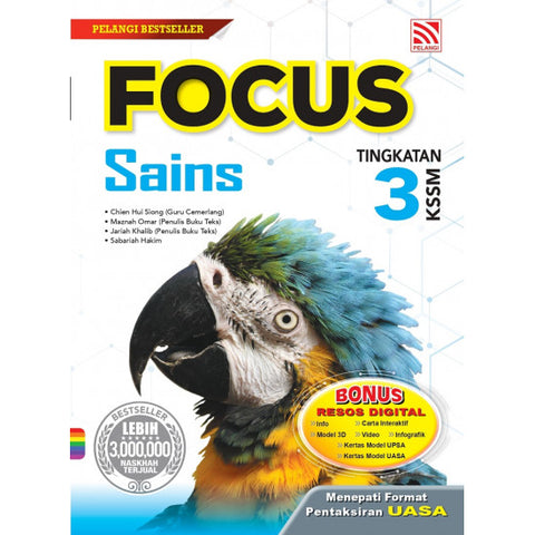 Focus KSSM 2023 Sains Tingkatan 3 - MPHOnline.com