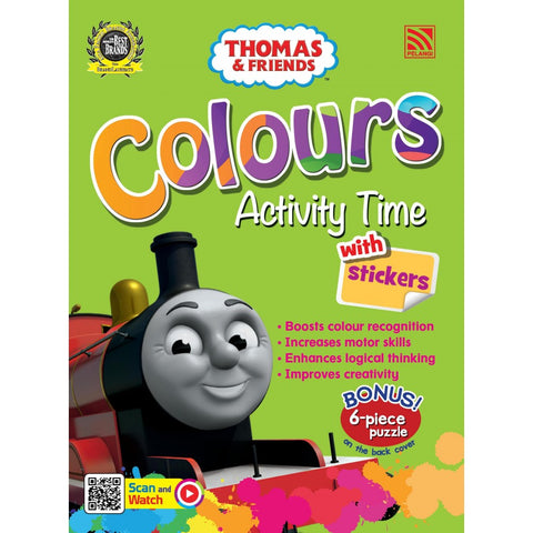 Thomas & Friends - Colours Activity Time With Stickers - MPHOnline.com