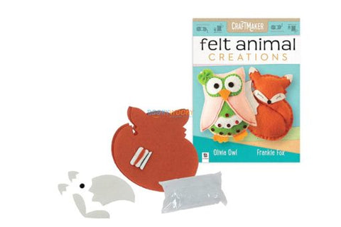 Craftmaker Tuck Box Kit Felt Animals - MPHOnline.com